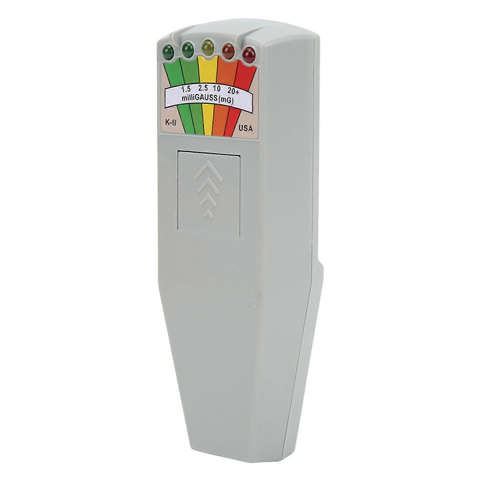 High-Precision EMF Meter for Measuring Electrical Appliance Radiation in Gray