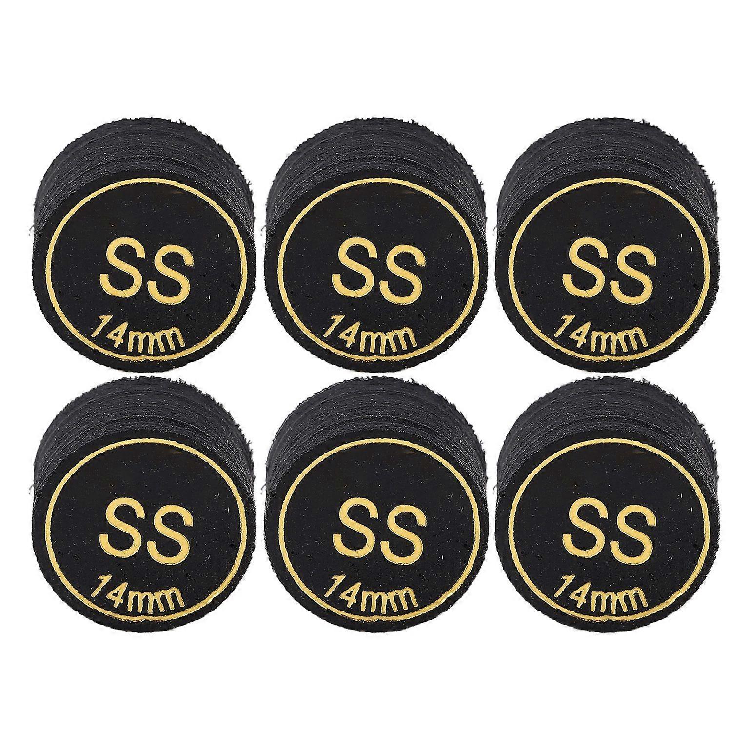 6pcs Professional Multi-Layer Pool Cue Tips Replacement for Billiards