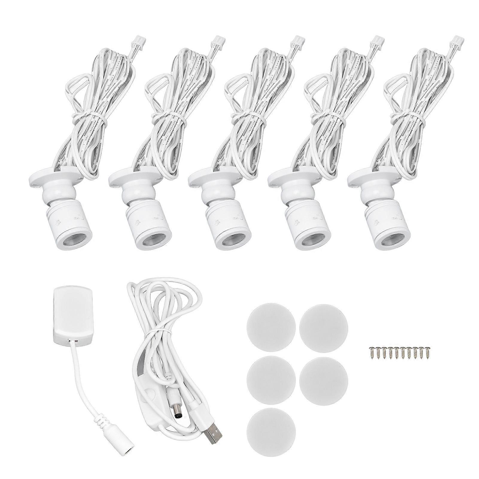 Versatile Dimmable LED Under Cabinet Light with USB Power