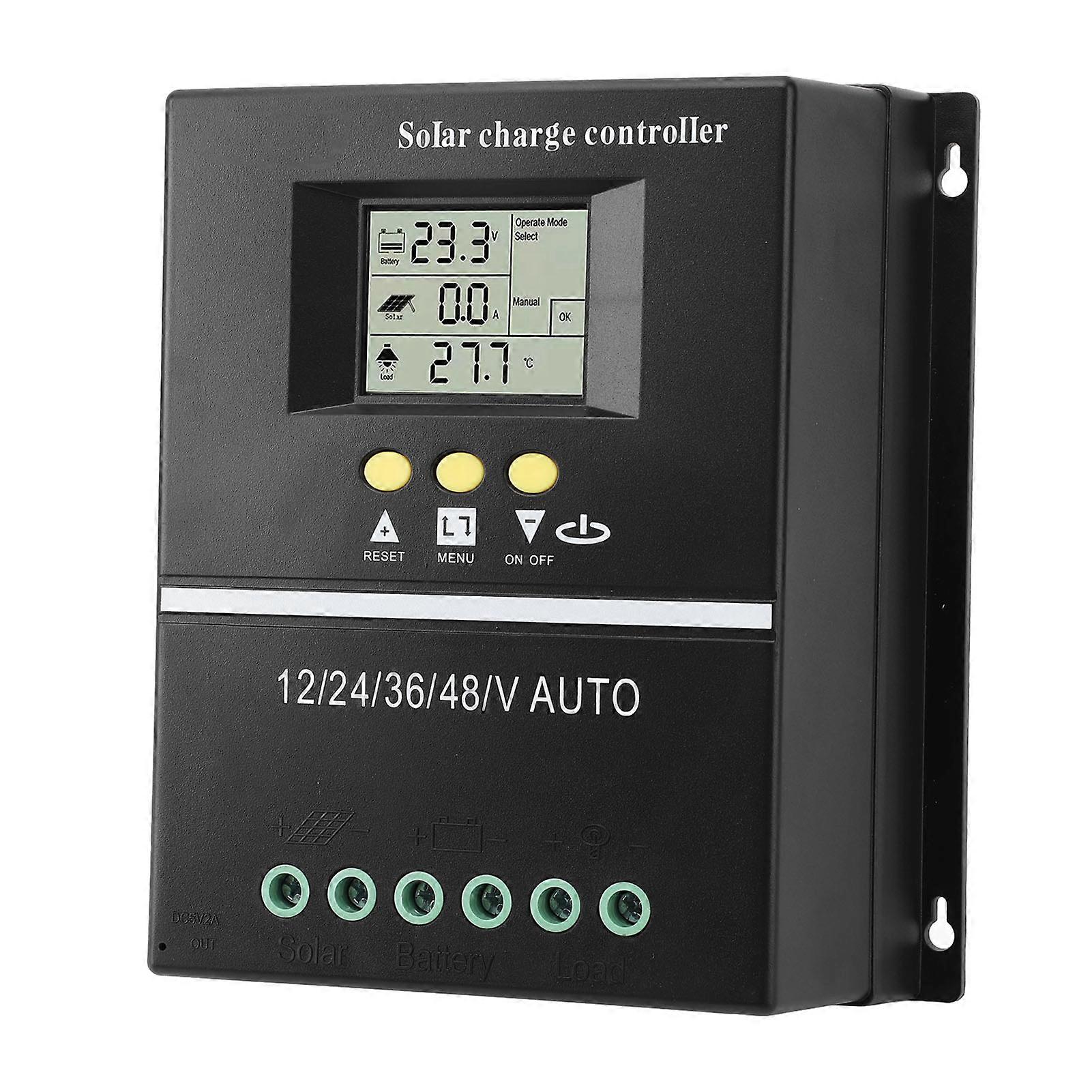 MPPT Solar Charge Controller Professional Efficient 12V 24V 36V 48V Solar Panel Controller Solar Panel Regulator 100V 80A 