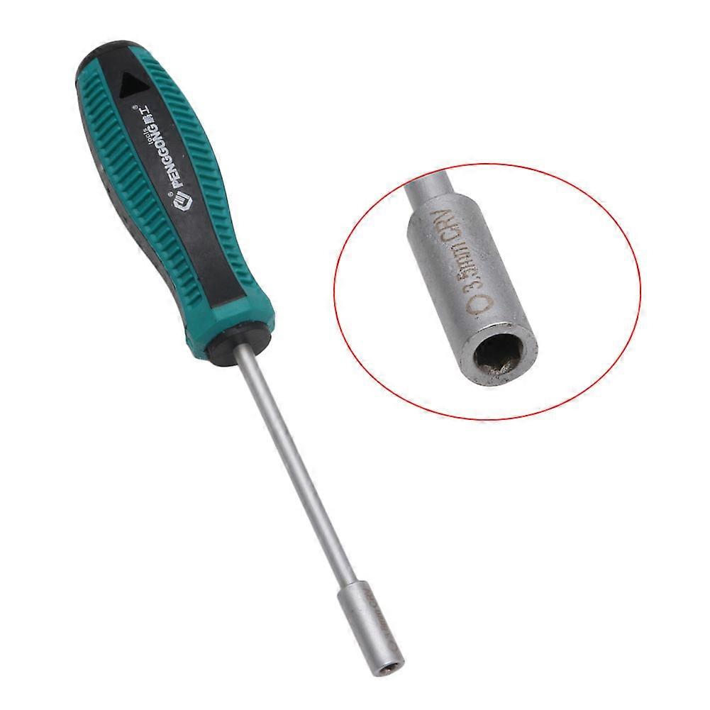 Screw Driver Professional Replacement Accessories Metal Socket Driver Hex Nut Key Wrench Screwdriver Nutdriver Hand Tool  Red