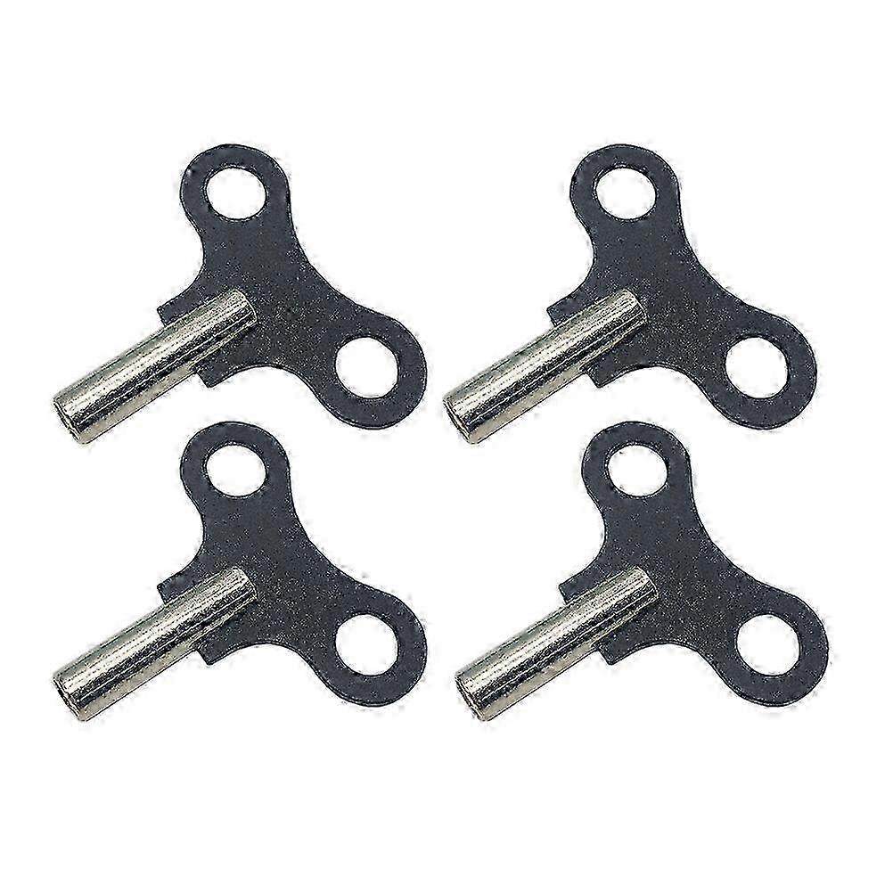 4PCSメタルウッドクロックキー - スイスワインディング&リペアツール