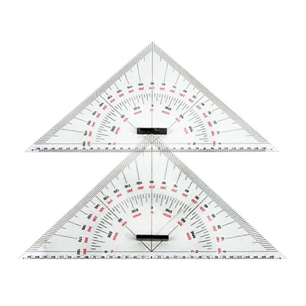 Math Protractor Geometry Rulers for Chart Drawing Ship Drawing Triangle Ruler