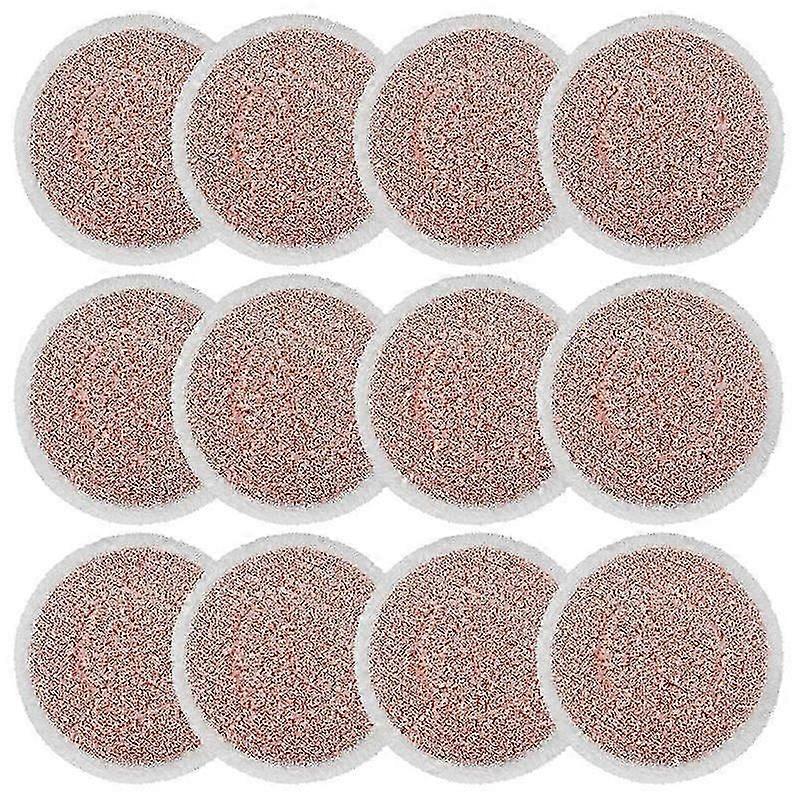 12パックヘビースクラブスチームモップパッドシャークS7000AMZ / S7001 / S7201スチームモップ、スチーム、スクラブすべて