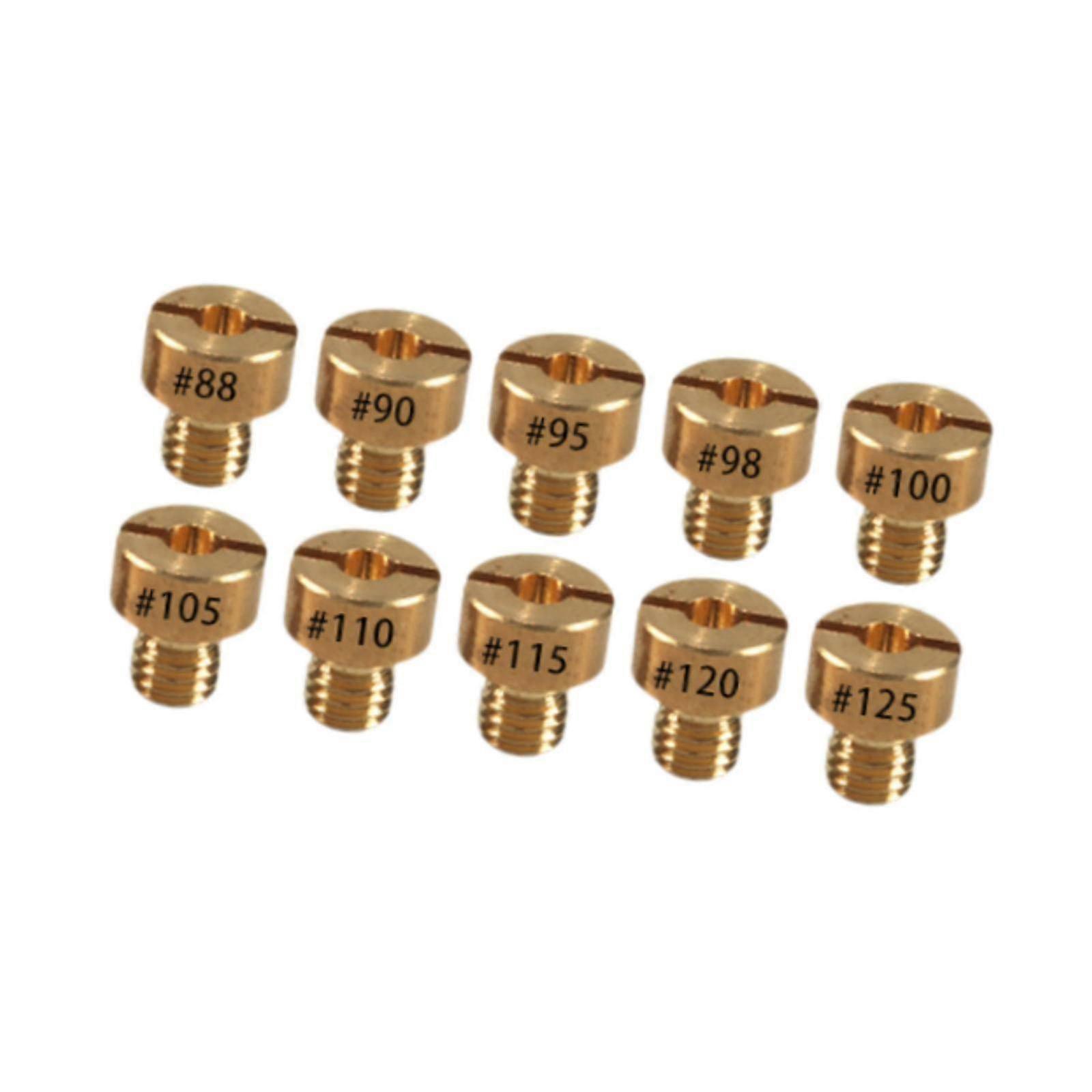 Tarvikesarja 10 helposti asennettavaa kaasuttimen pääsuutinta kaasuttimille