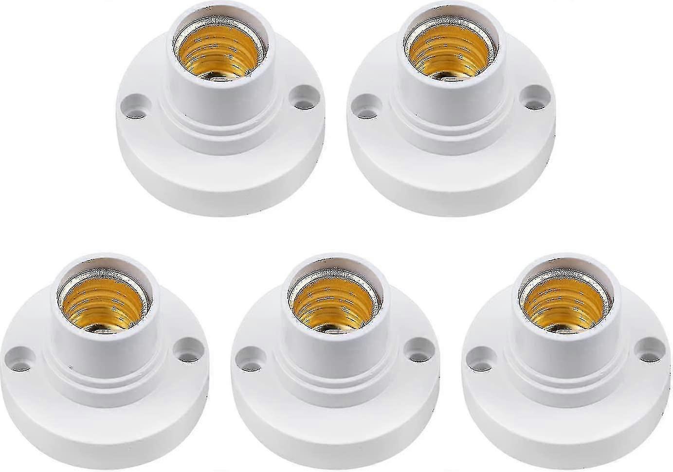 E14 Edison Screw Light Bulb Holder Lamp Holder, Plastic Ceiling Socket