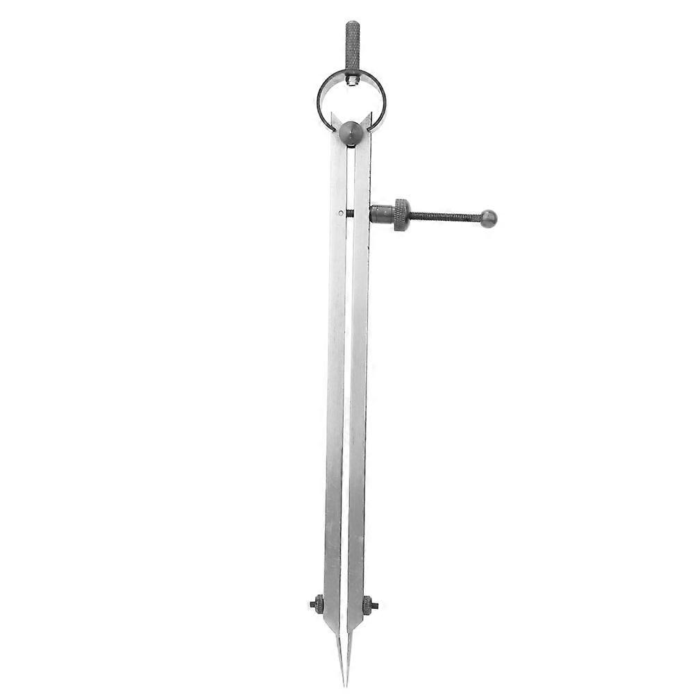 Double-needle spacing compass for leathercraft line marking and precise spacing labeling