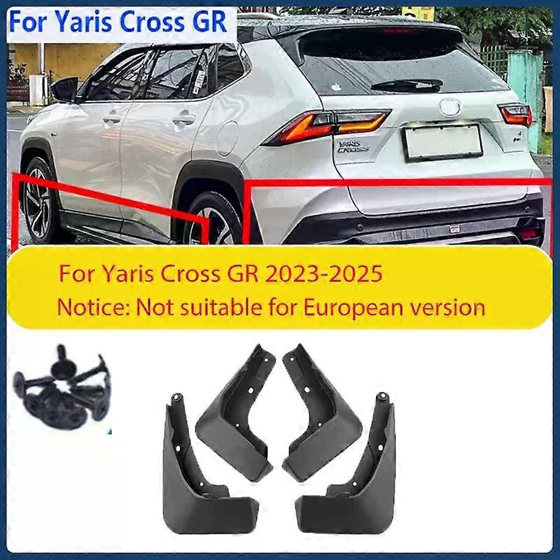 Postuler Pour Toyota Yaris Cross GR 2023 2024 2025 Voiture Garde-boue Splash Garde-boue Avant Arrière Aile Flare Accessoires de voiture Auto Muds