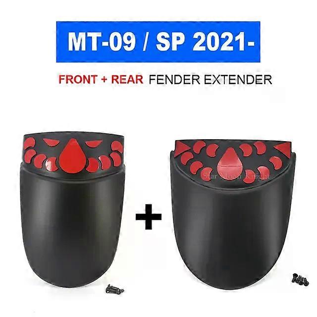 Apply For YAMAHA MT09 MT-09 MT 09 SP 2021 2022 - Motorcycle Accessories Front / Rear Fender Mudguard Extender Hugger Extension Refit