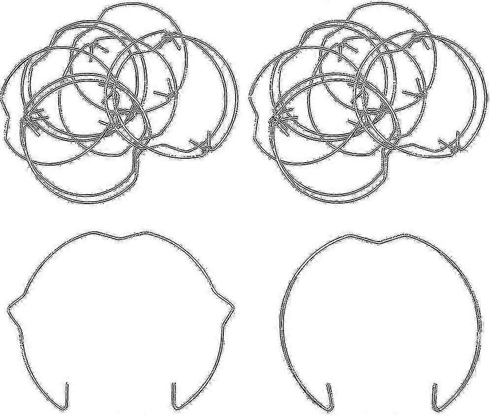 20 قطعة مصباح إصلاح الحلقات ل 50mm Mr16 Gu10 الأضواء ، حلقة كليب مقاطع لمبة الهالوجين LED