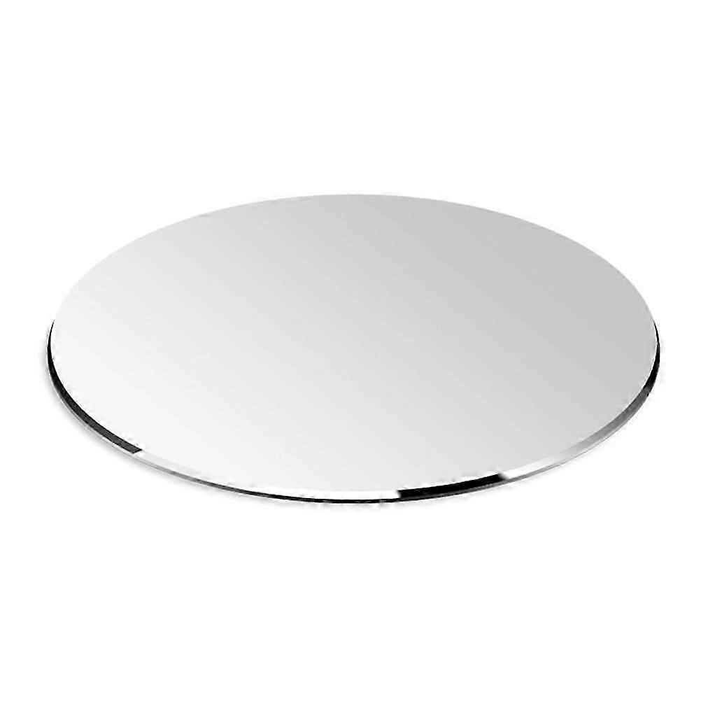 200 x 200mm Round Mouse Pad Aluminum Metal Computer Mice Pad Mouse Mat for Desktops Computer PC and Laptops(Silver)