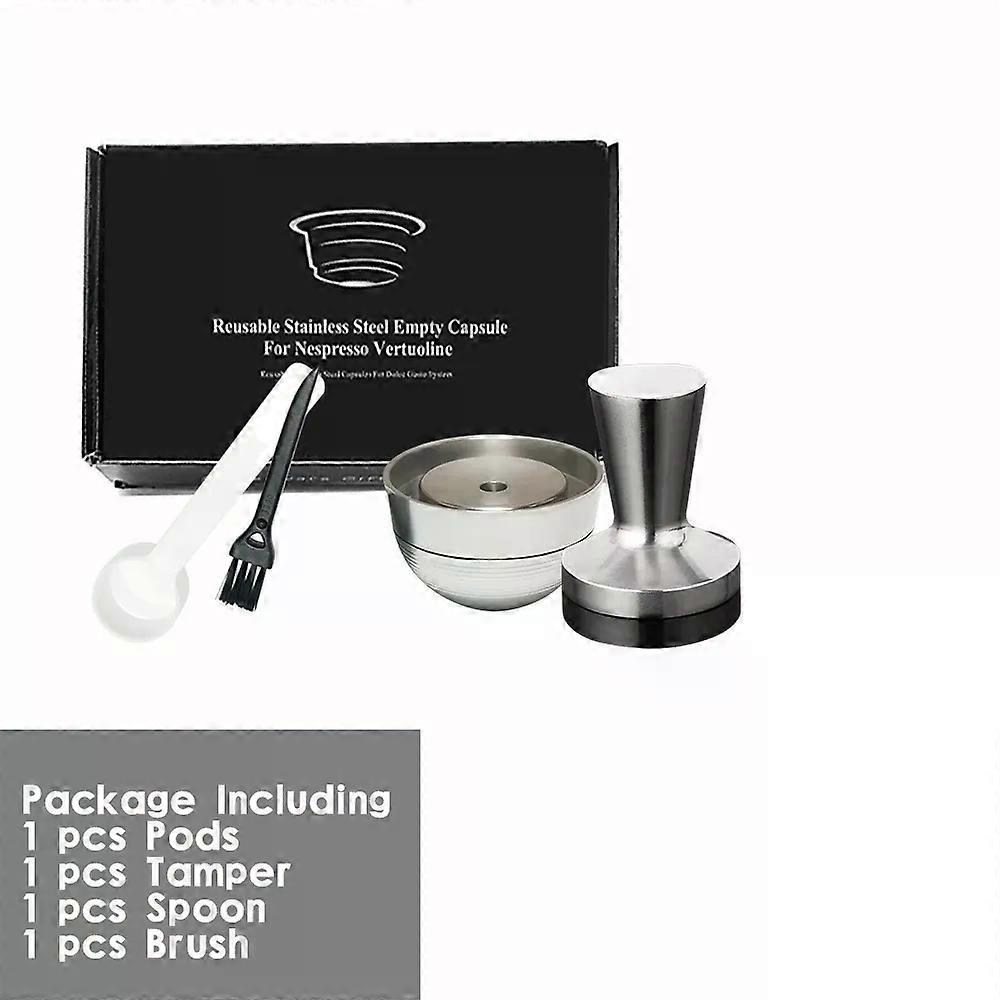 unbrand Reusable Coffee Capsules Barcode Refillable Vertuo Pods Compatible With Nespresso Vertuoline