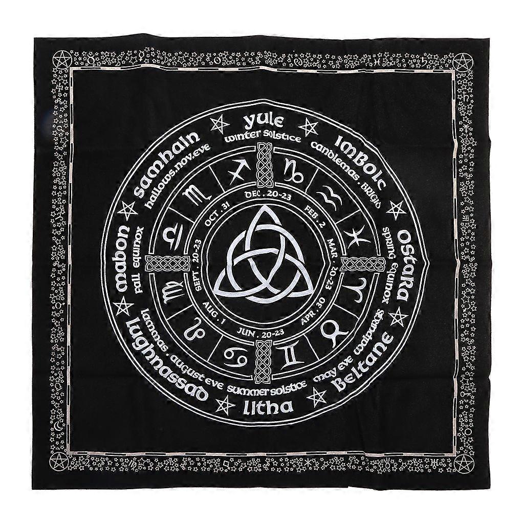 Witch Divination Pendulum Divination Tablecloth Mat Board Game Tarot Card Pad