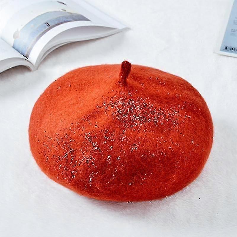 Kvinner Vinter Varm Tynn Ull Artist Lue Cap