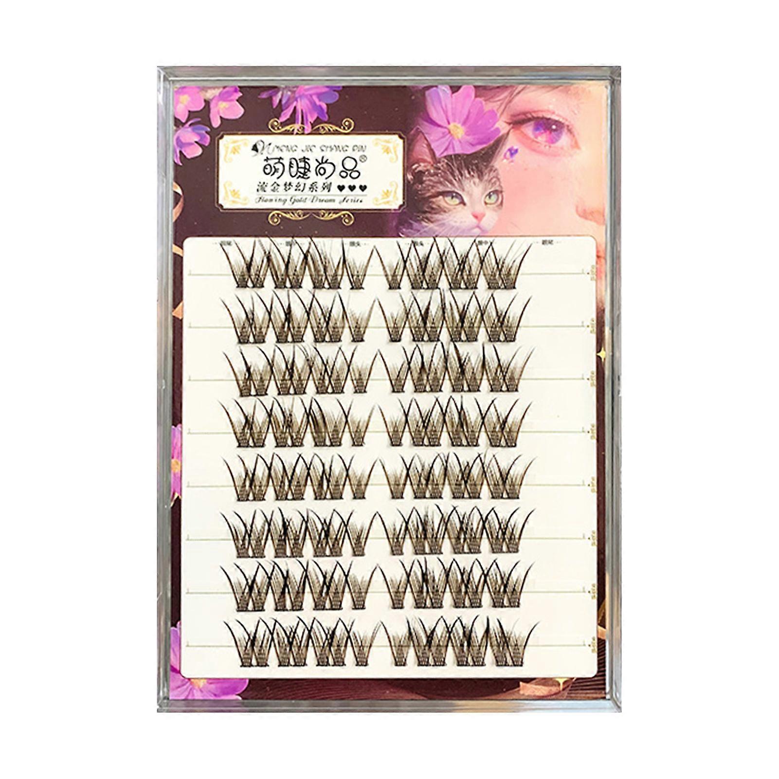 Segmentation Comic Lash Clusters Natural & Wispy Lash Wisps