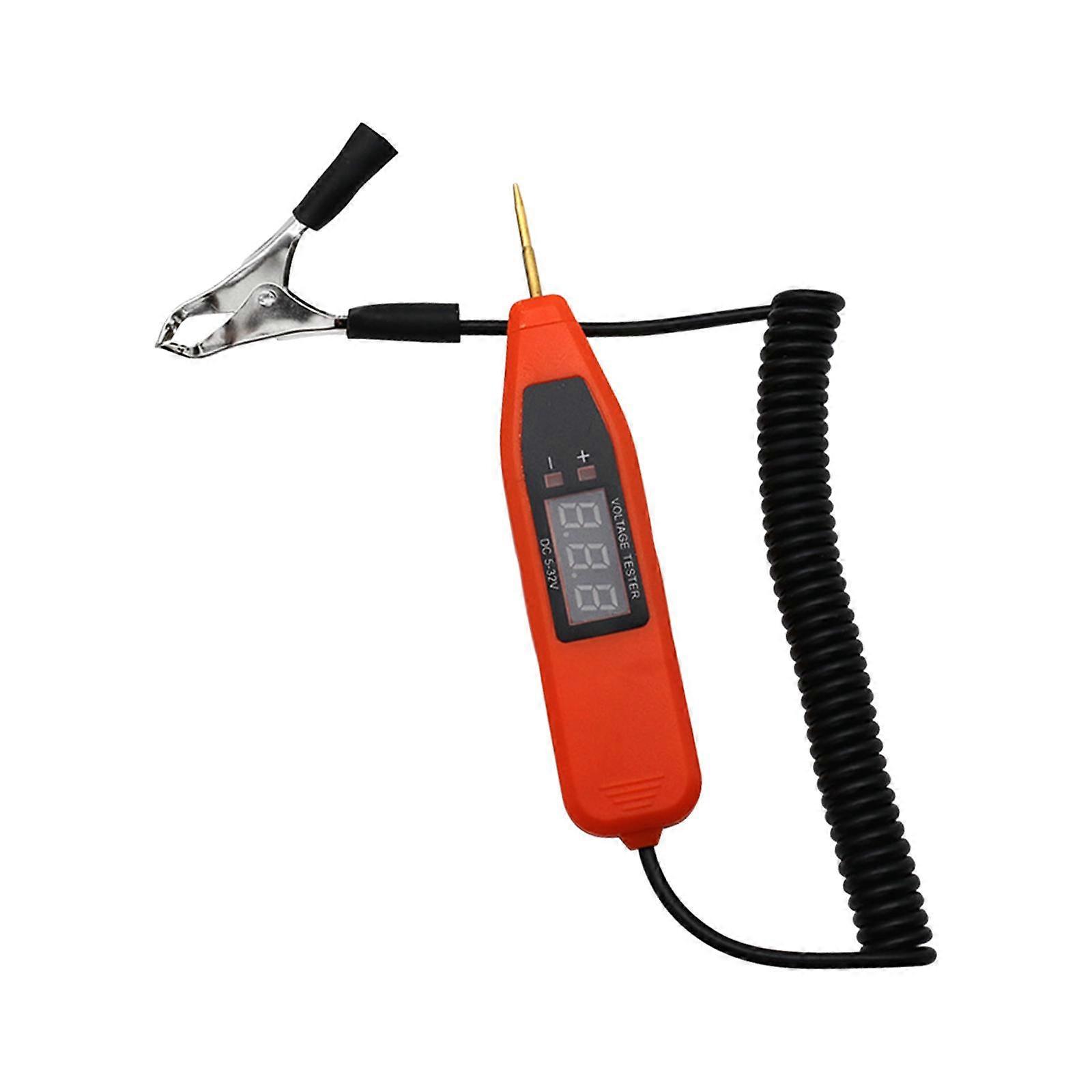 Digital Display Voltage Tester Pen Auto Maintenance Indicator Light 5V-32V