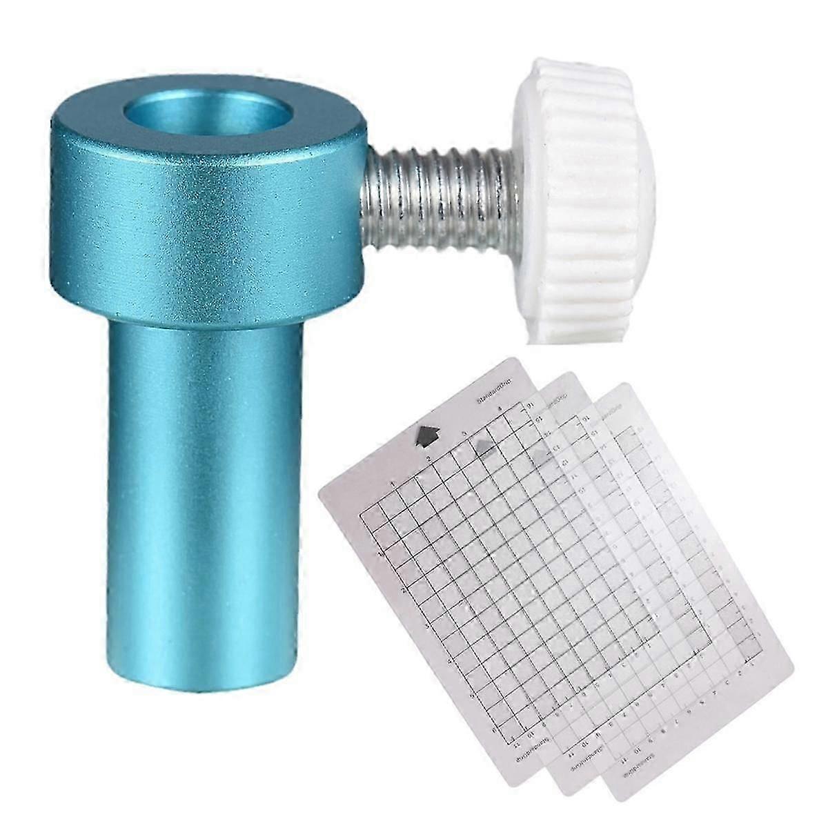 Die Cut Machine Pen Adapter with 3Pcs Cutting Mat 6.5x4.5in for JOY Cutting Machine Aluminum Alloy