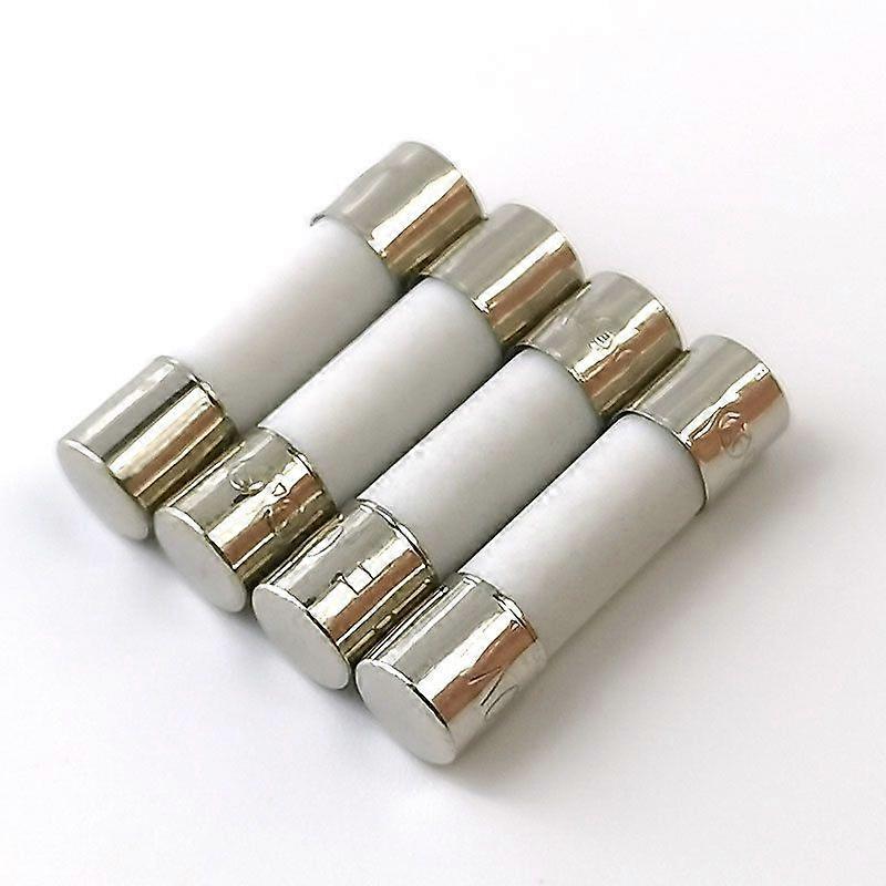 Balení 10 Keramických Pojistek 12A, 5 x 20mm, Skleněné Pojistky, Slim Pojistky 250V