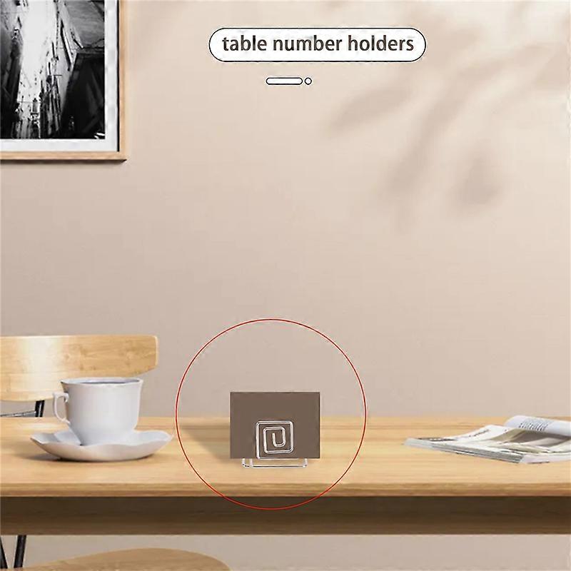 30 Stück Tischkartenhalter Draht Tischkartenhalter Menühalter