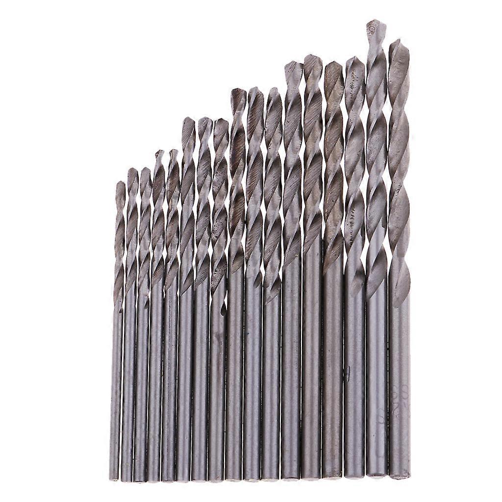 17Pcs Pin Vise Hand Drill Set with Twist Bits Head Rotary Drilling Tools