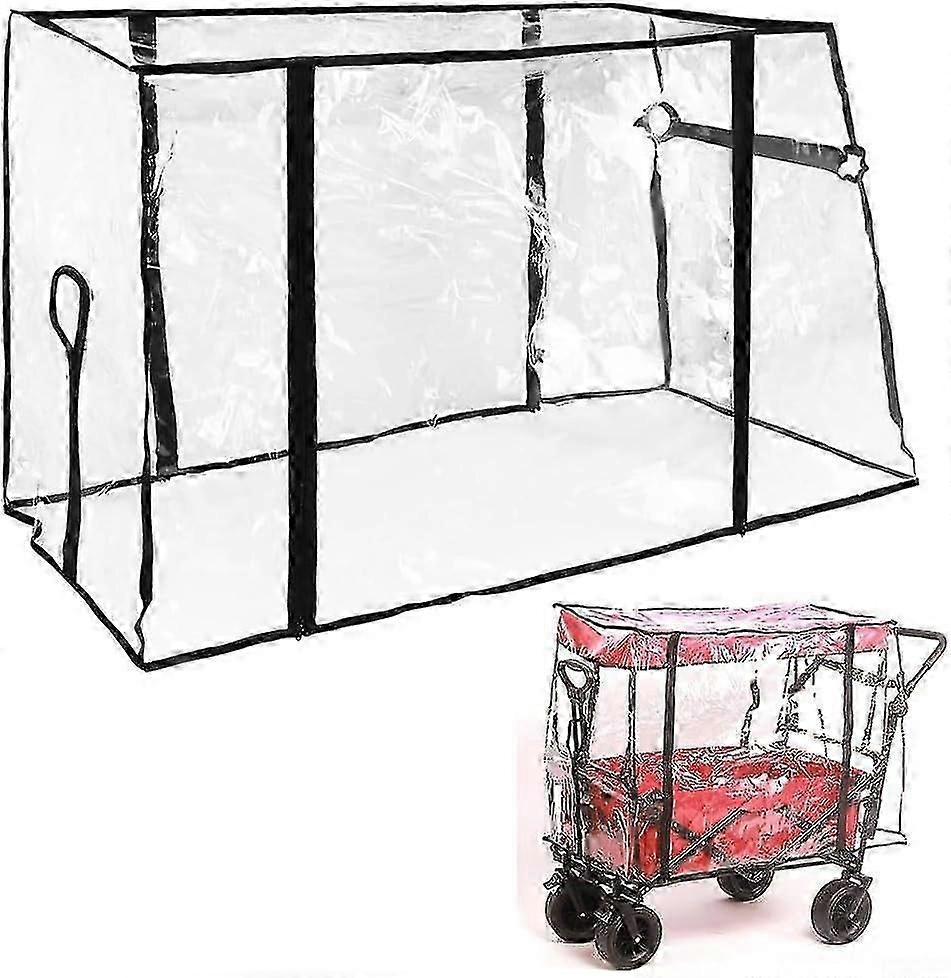 屋外キャンプ、ピクニック用の防水折りたたみ式ワゴンキャノピーカバー(カートを除く)