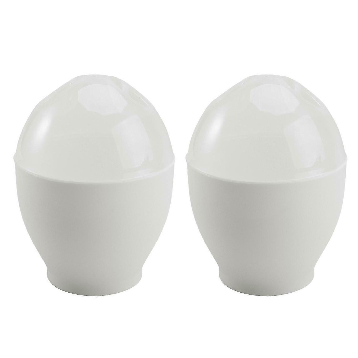 2 Pcs Cup Set Poaching Egg Mold Egg Microwave Cooker Poached Eggs Cups Microwave Cookware Egg Cookin