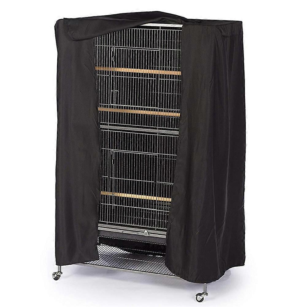 Black Large Birds Cage Cover Durable Material Waterproof