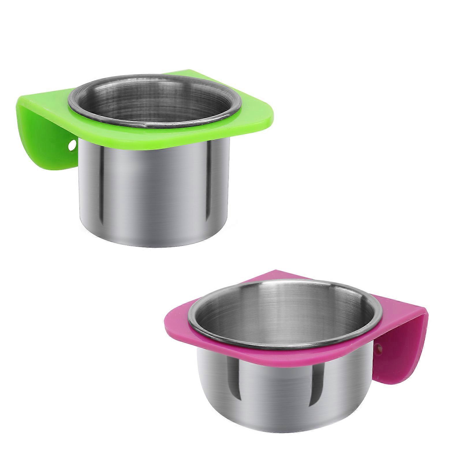 Premium Stainless Steel Parrot Feeder for Storage Use Assorted Color Suitable for Small Birds