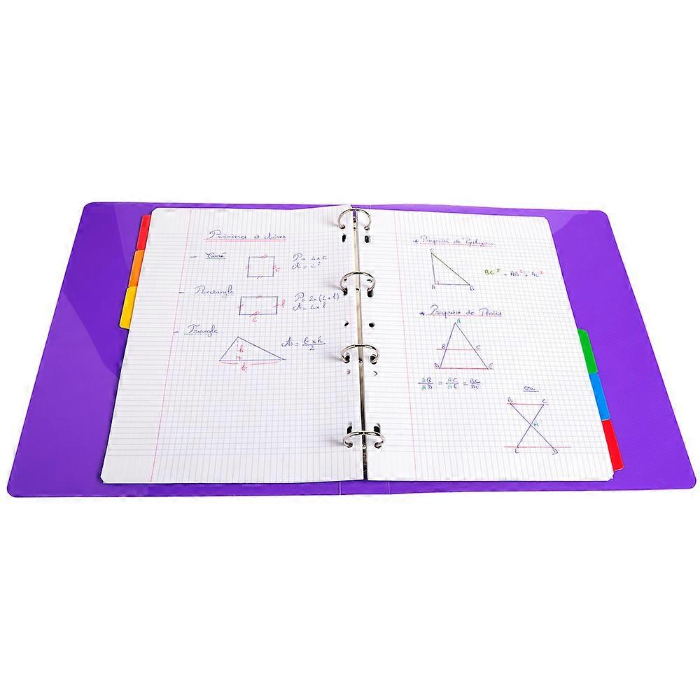Exacompta 2306E 20x Separ. 6pos. A4 cart.blanc. +pest.colo.