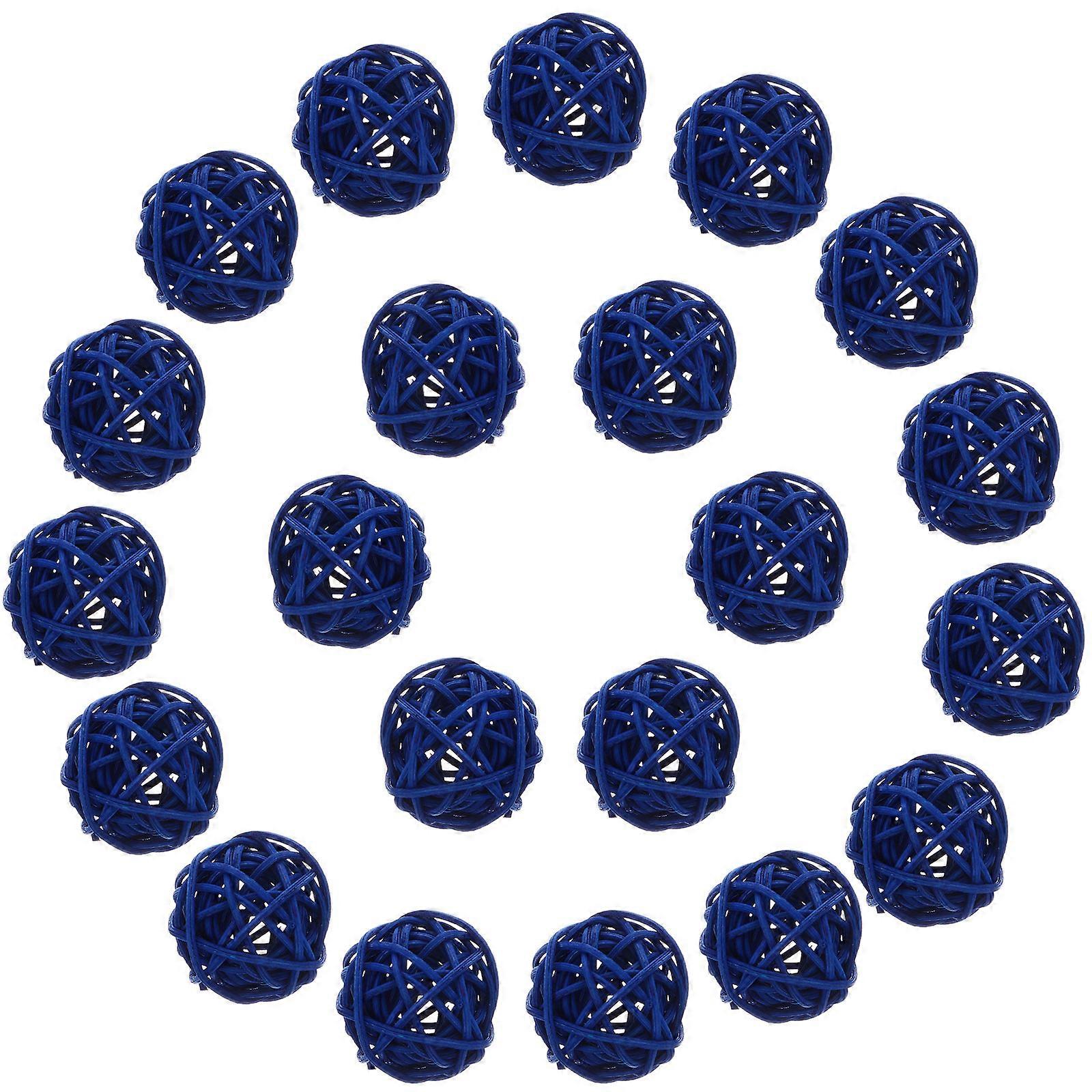 Handwoven Mini Rattan Balls for and Event Decorations