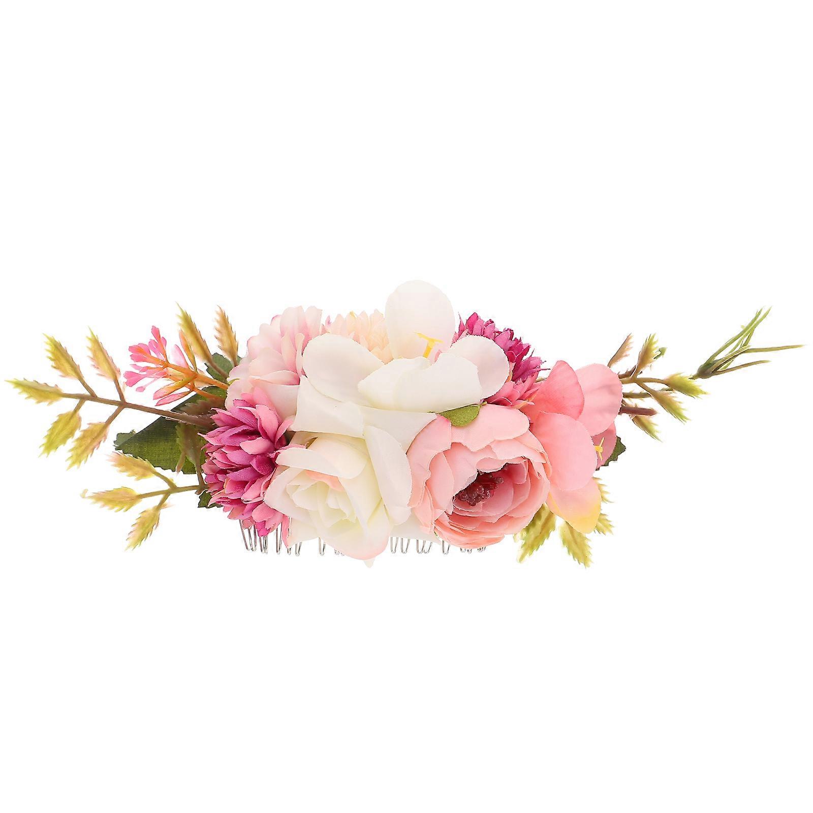 Bridal Flower Hair Combs, Beautiful Decorative Pieces for Wedding Functions