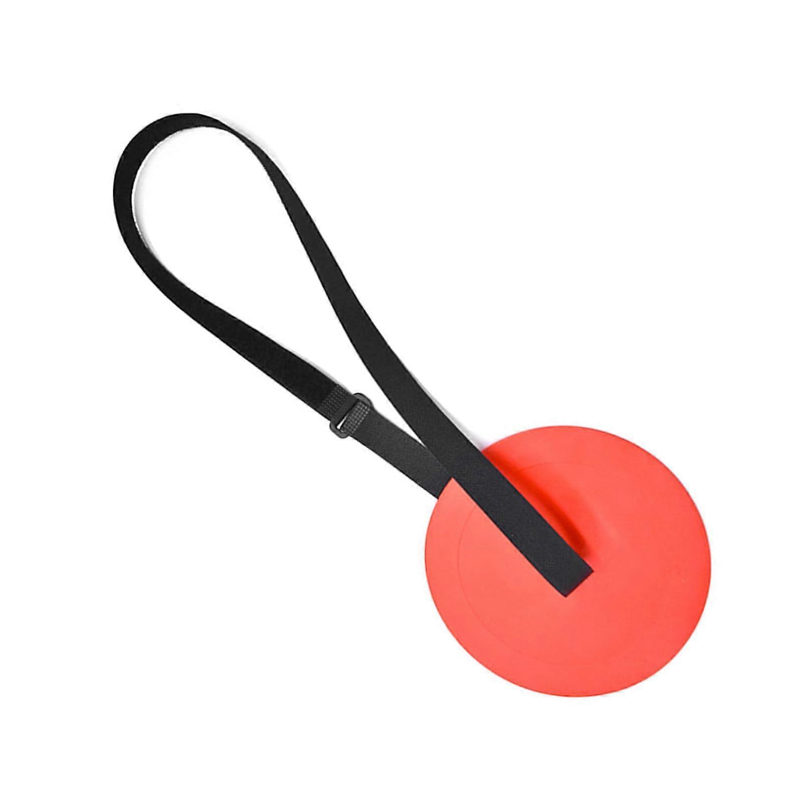 Football Goal Targets - Adjustable Flexible Training Goals for Soccer Practice, Easy to Use, Red Color, Durable Material