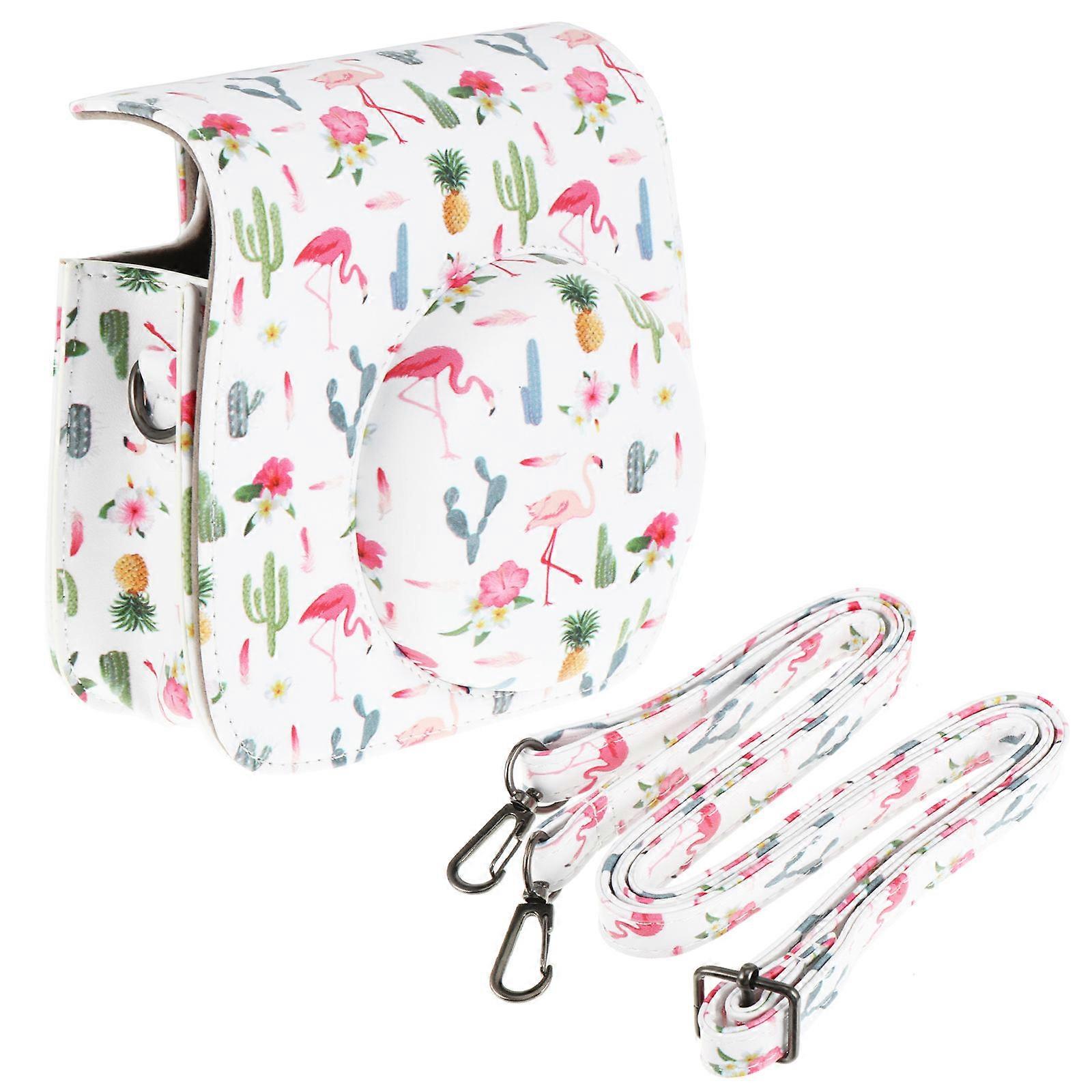 Instant Camera Case Compact Camera Bag for Daily Use Beach Party Hiking Dating Protection from Scratch Shocks Dust 13.00X12.50X7.30CM 1Pc