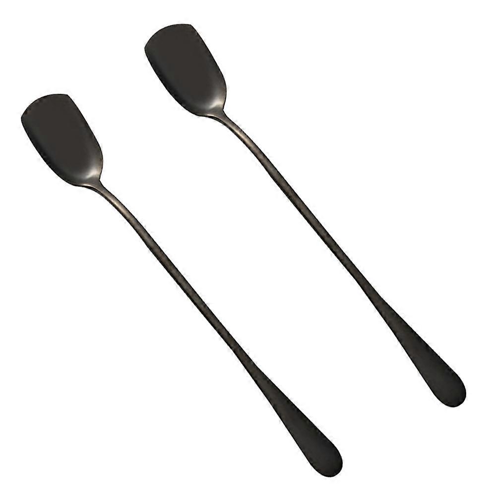 Stirring Spoon Modern Design For Kitchen Cafe Dining Heat Resistant 6Pcs