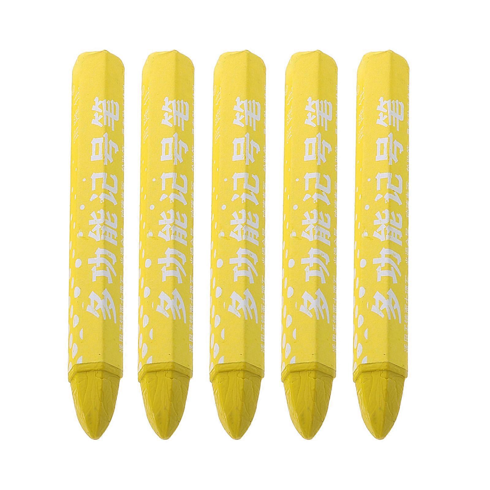 5 Pack Durable Wax Tire Marking Crayons for Cars, Bikes, Motorcycles – Fade Resistant, Easy to Use Tire Marker Pens
