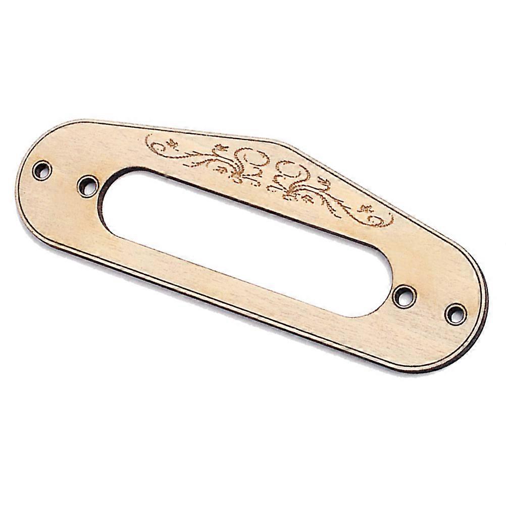 Guitar Humbucker Cover Round Shape Chrome Material Rockabilly Blues Jam 1Set