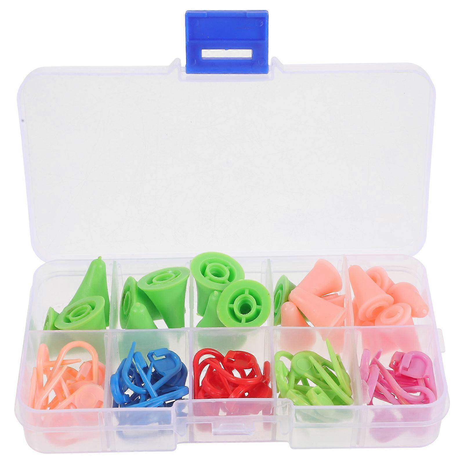 Colorful Knitting Markers Boxed Set Knitting Accessories Assorted Color 1 Set