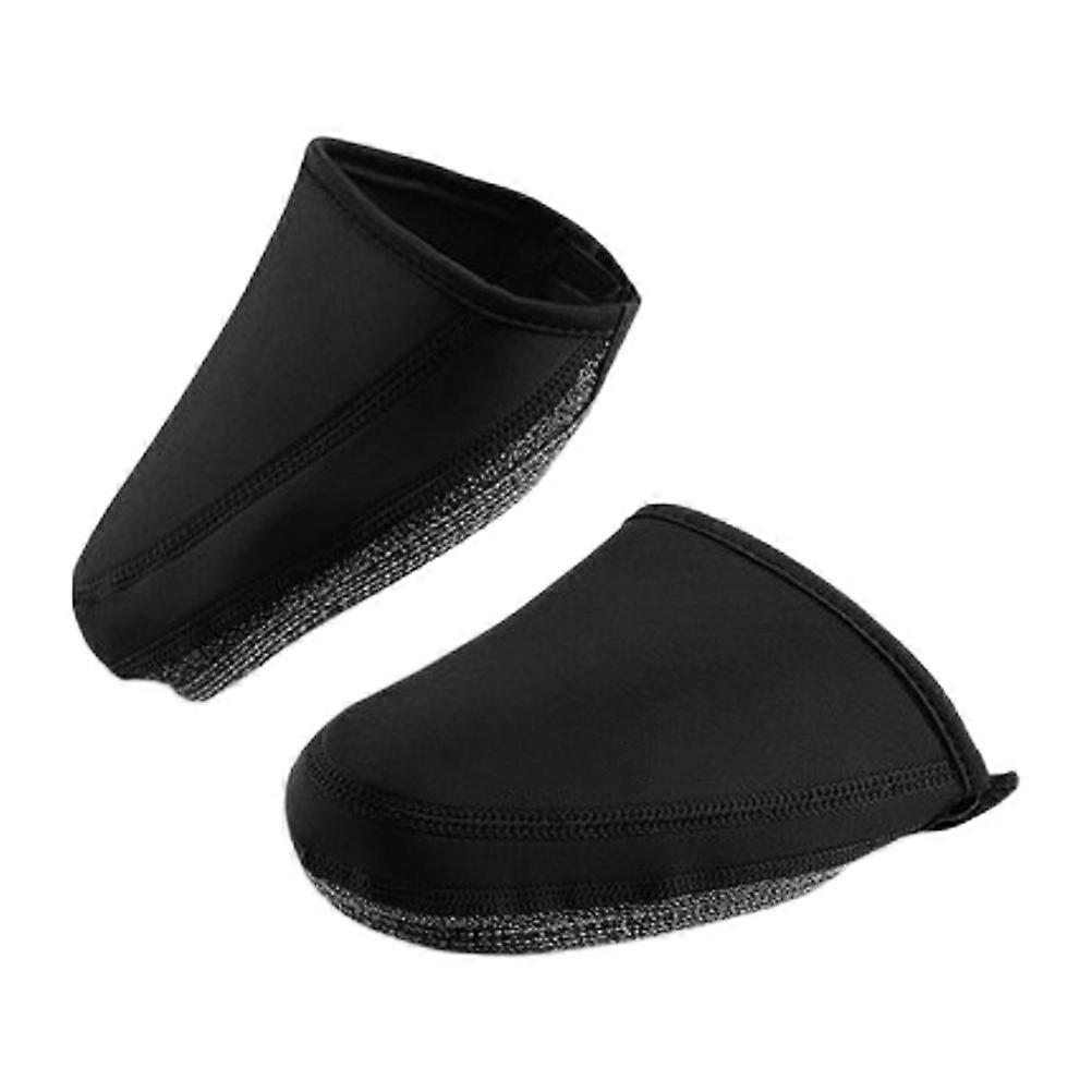 Windproof Overshoes for Men and Women – Durable Half Shoe Covers for Cycling, Mountain Biking, and Sports – Comfortable Shoe Protectors – Black