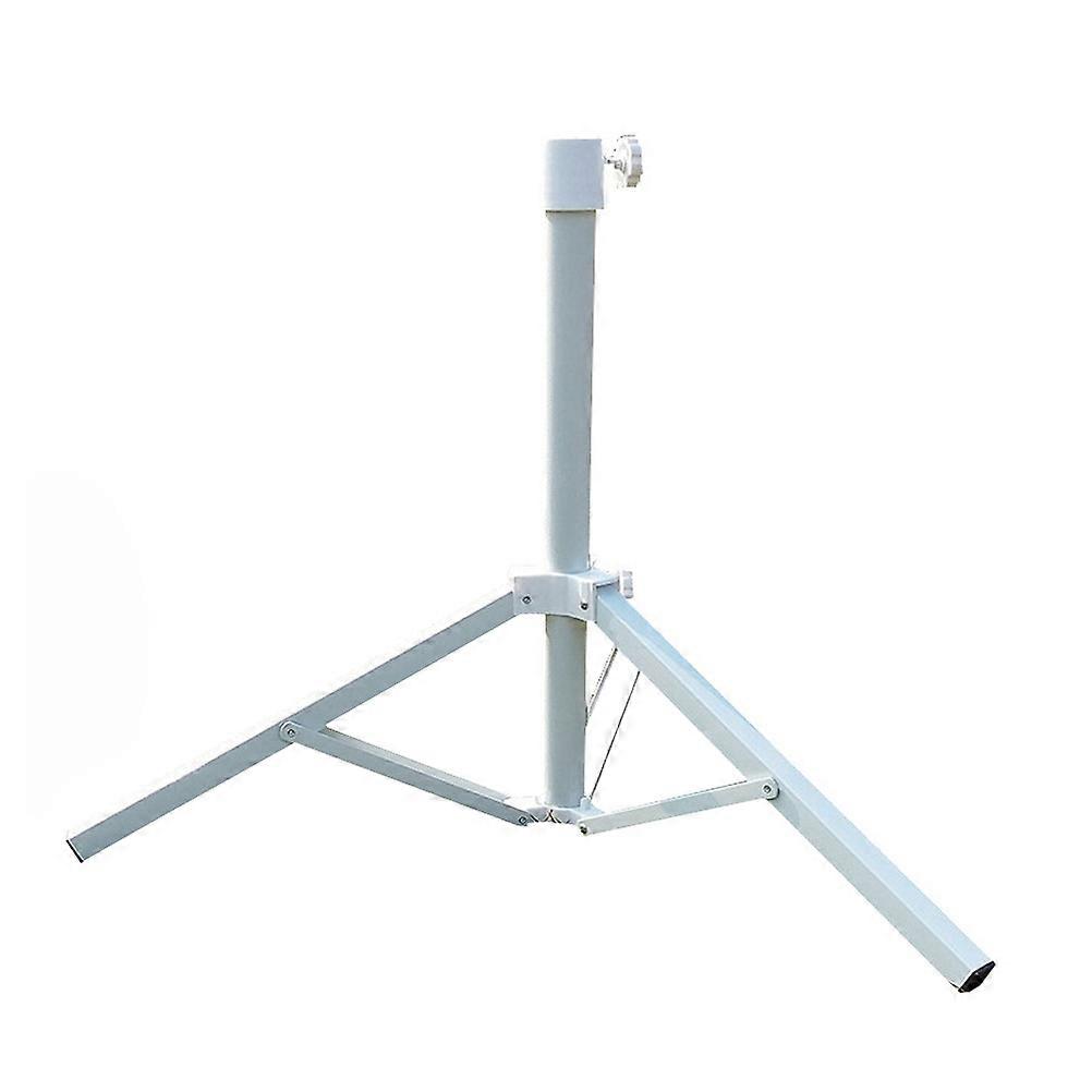 In-Ground Umbrella Base Iron Support for Outdoor 65.00X65.00X48.00CM White Color 1Set