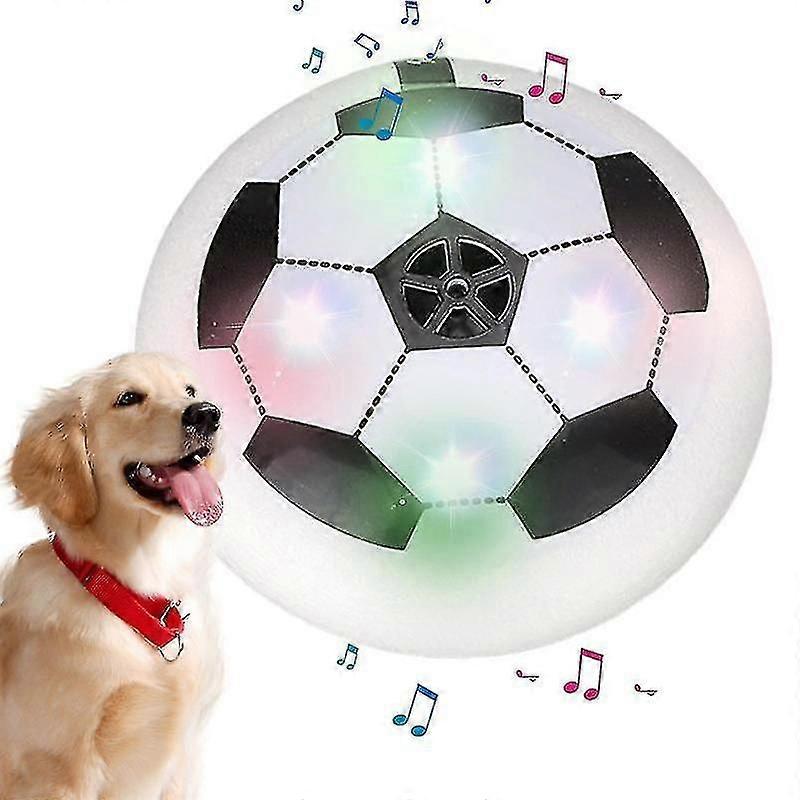Hover Soccer Ball Kids Toys Active Gliding Disc Hoverball Remote Control Floating Soccer Ball With Led Lights Dog Training Toys