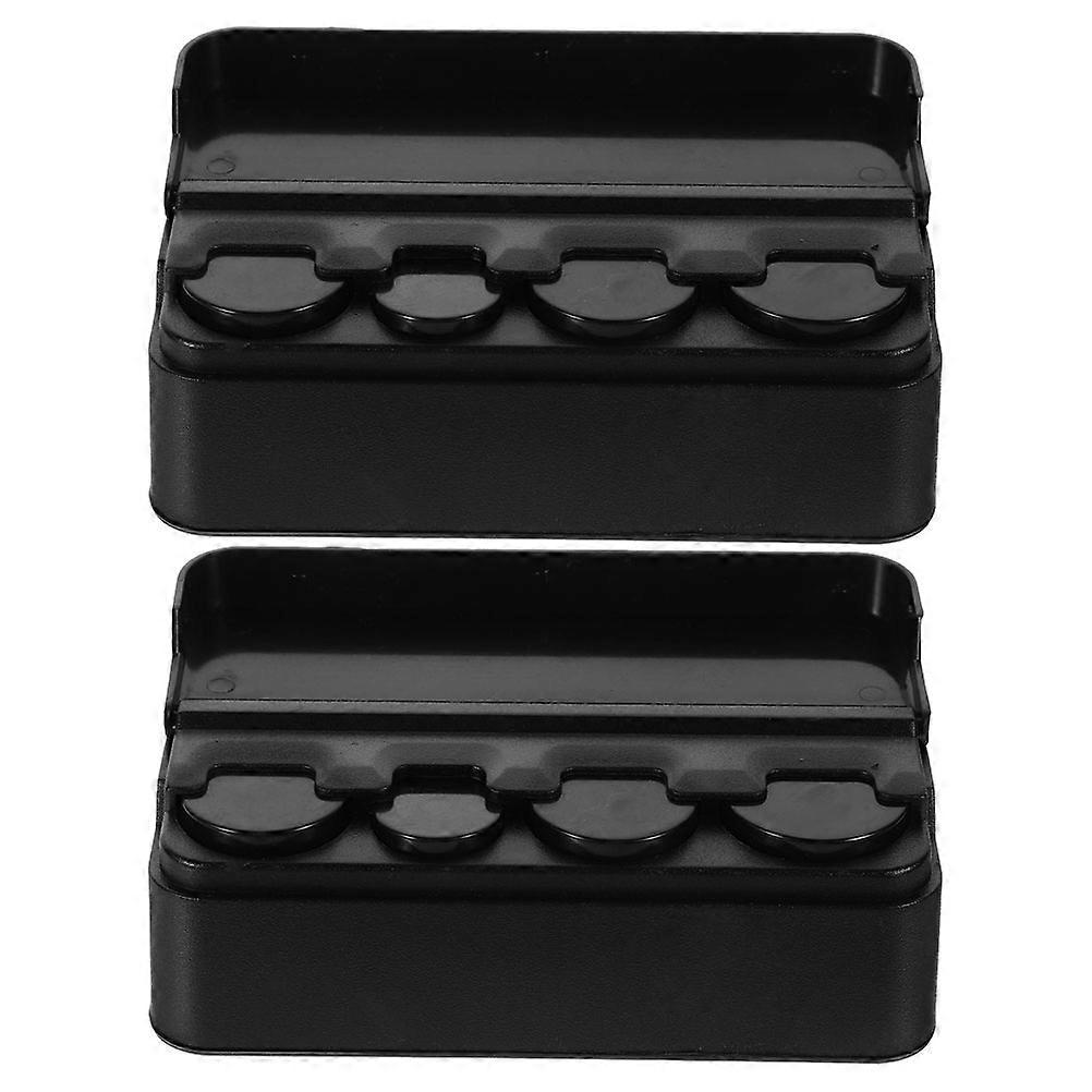 Mynthållare Bil Byt Organisatör För Användning I Bilen .50X4.00X3.80CM Myntförvaring 2st