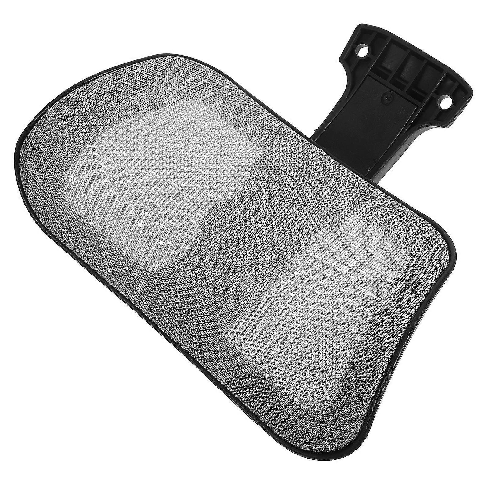 Office Chair Headrest Adjustable Ergonomic Mesh Neck Attachment Grey 28.00X23.50X9.00CM Comfortable 1Pack