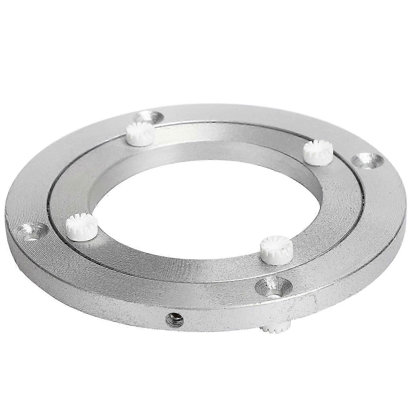 Silent Turntable Improved Mute Aluminum Alloy Rotating Hardware Turntable Stable and NonSlip for DiningTable(5.5 in )