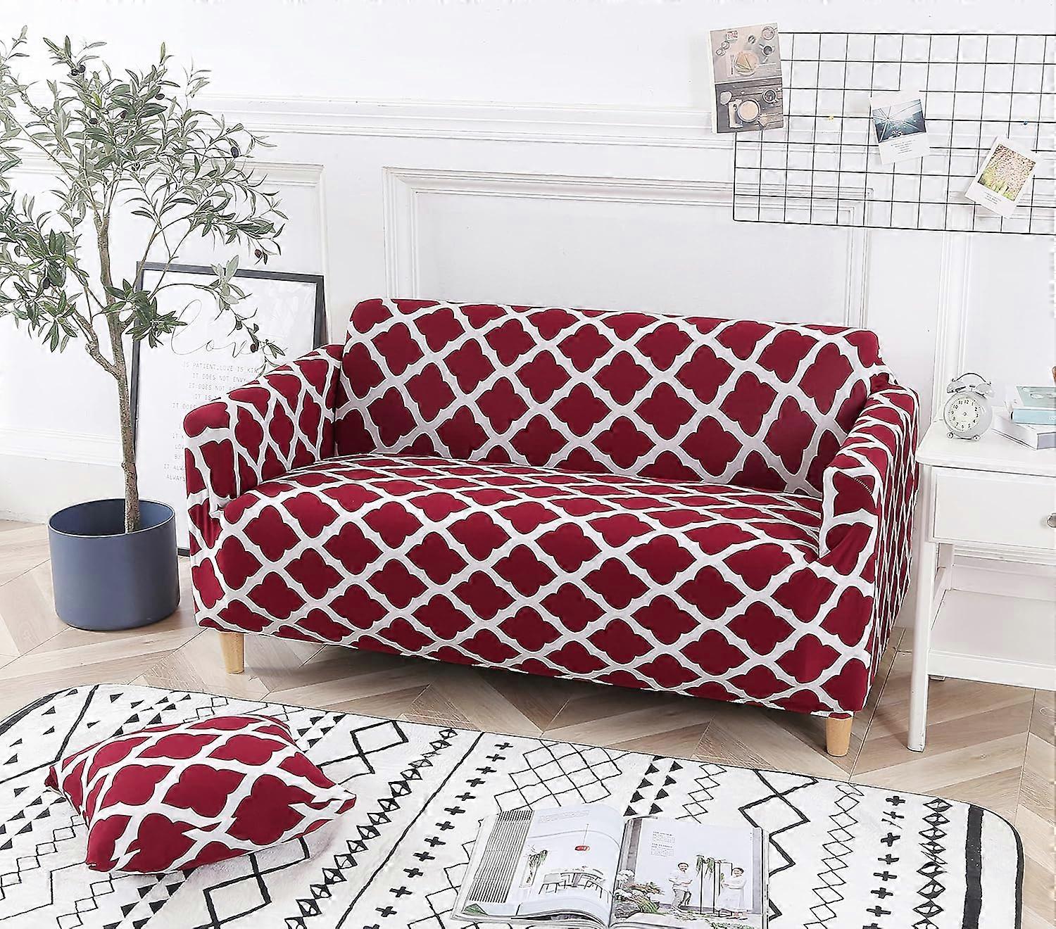 Printed Sofa Cover Elastic Sofa Cover Double Sofa Cover Pattern Sofa Cover Double Cover