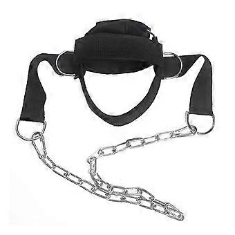 Neck Training Strap Adjustable at Forehead, Head Tip and Chin to Strengthen Neck and Upper Back