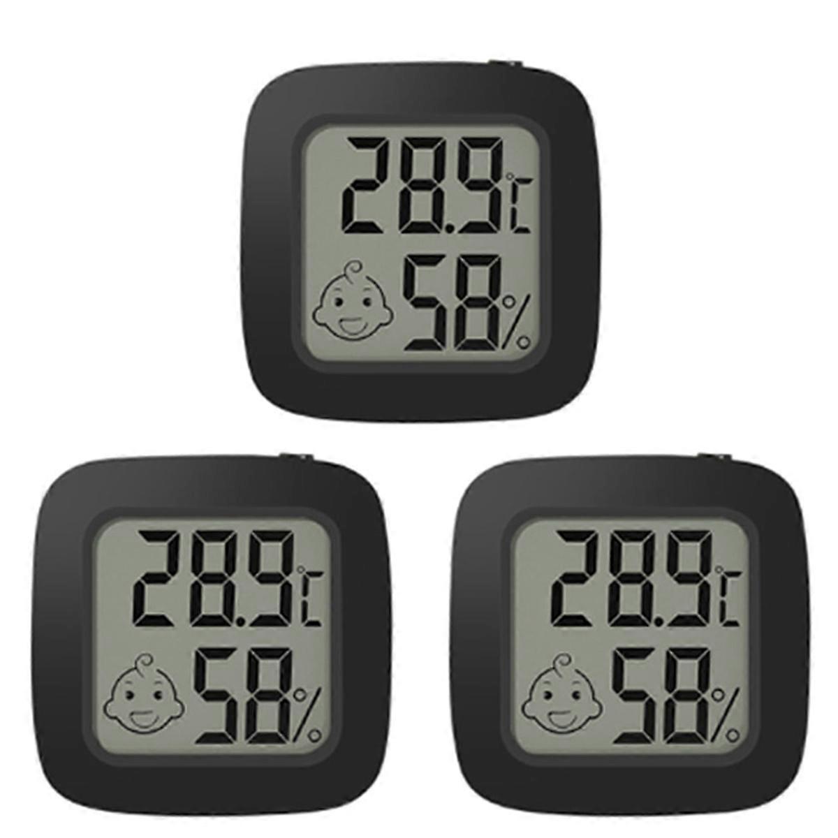 Mini LCD Digital Thermometer Hygrometer Magentic Temperature Meter Humidity Sensor Weather Station
