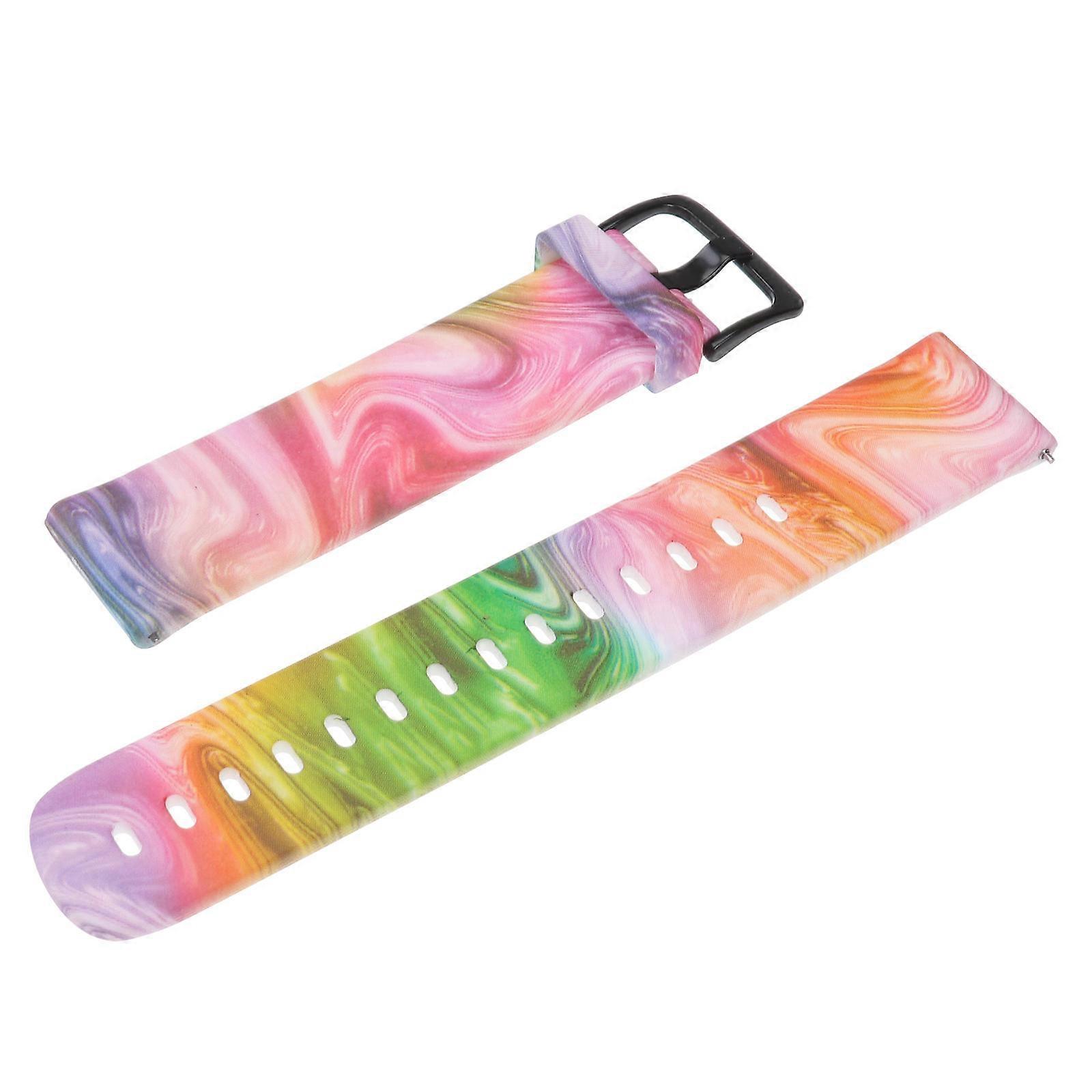 Watch Bands Silicone Youth Version Replacement Accessory Sky Pattern 21X2Cm 1Pcs