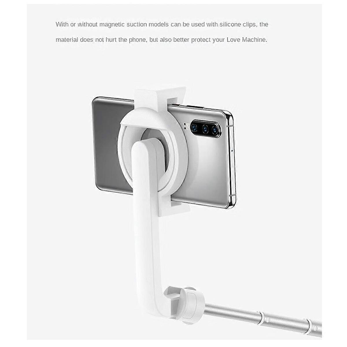 磁気携帯電話自撮り棒、撮影補助、アルミニウム合金ライブ放送三脚ブラック