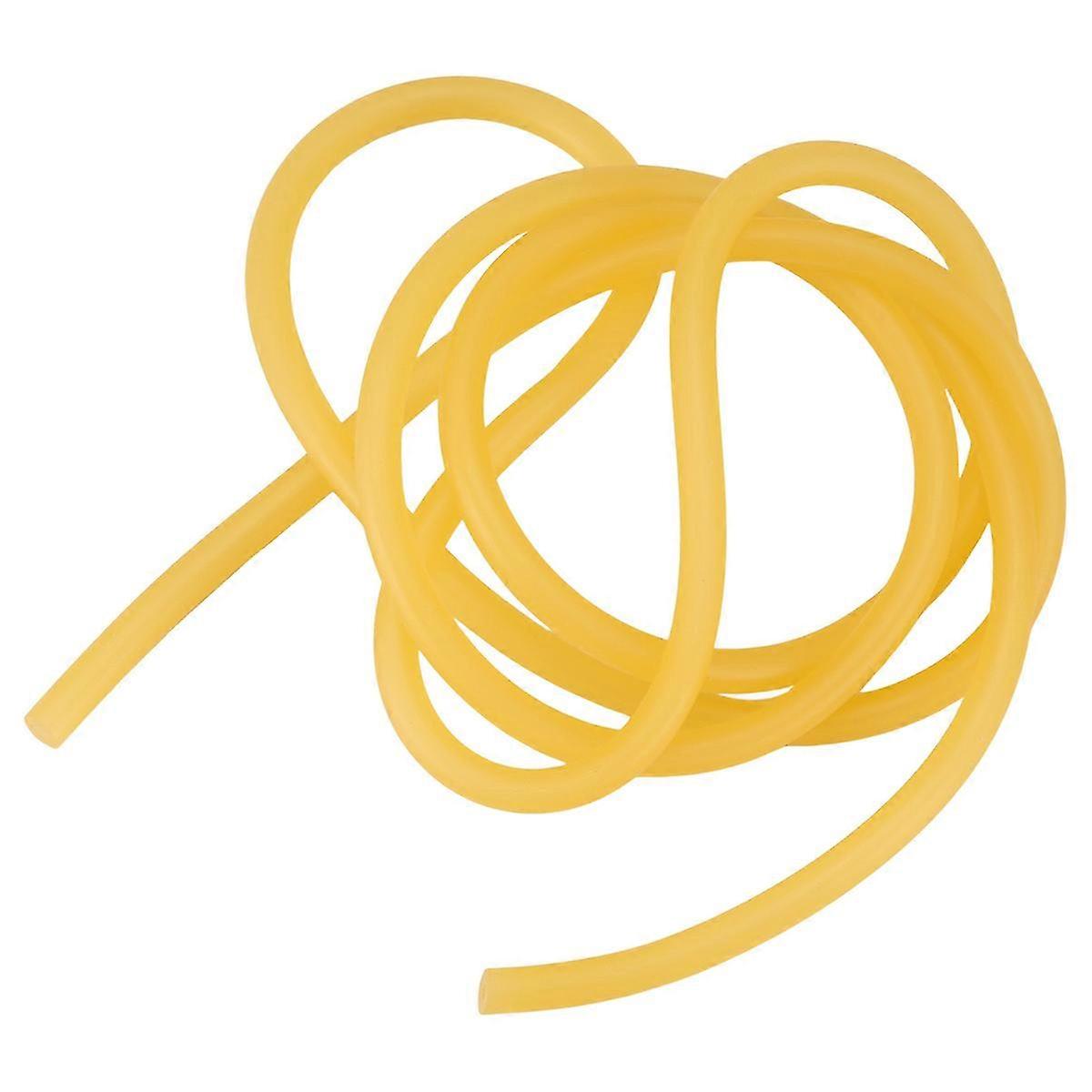 Latex naturel élastique élastique 2x5mm jaune taille :-1M-Jaune