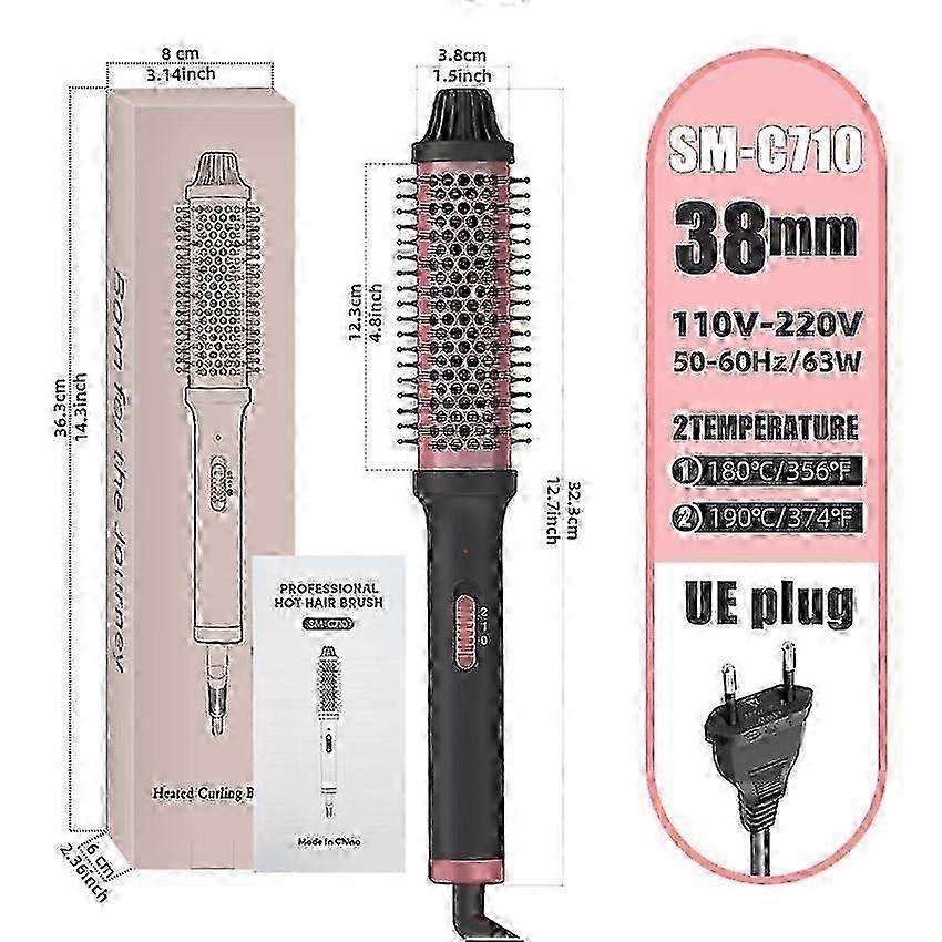 Compact 38mm Ceramic Curling Wand - Dual Function Styler for Effortless Waves & Straightening